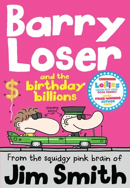 Jim Smith Barry Loser and the birthday billions обложка книги