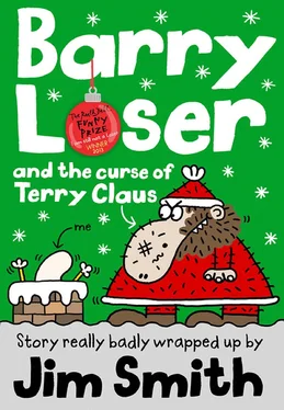 Jim Smith Barry Loser and the Curse of Terry Claus обложка книги