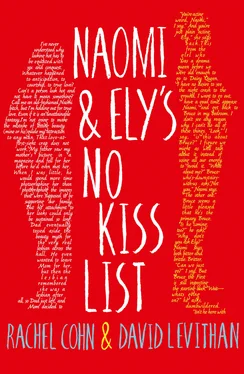 Rachel Cohn Naomi and Ely's No Kiss List обложка книги