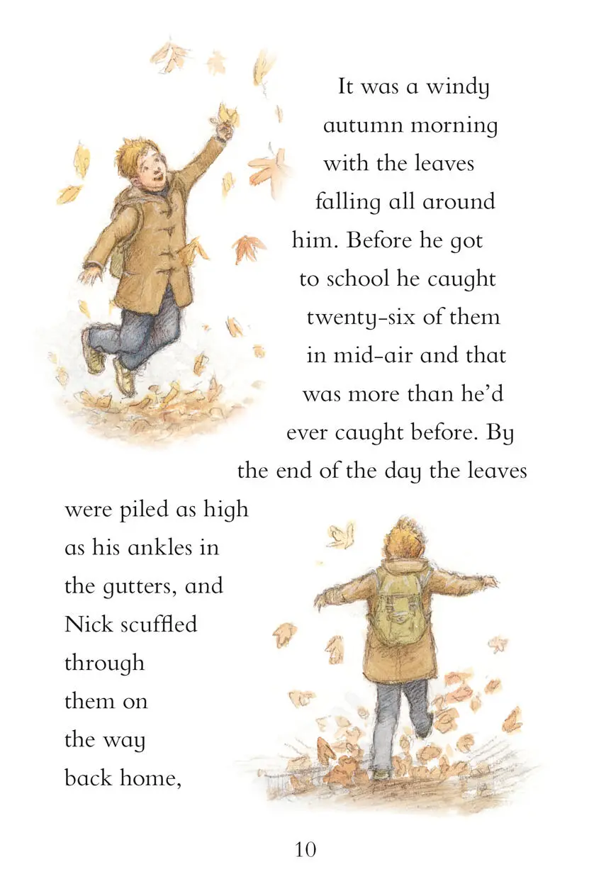 It was a windy autumn morning with the leaves falling all around him Before he - фото 10