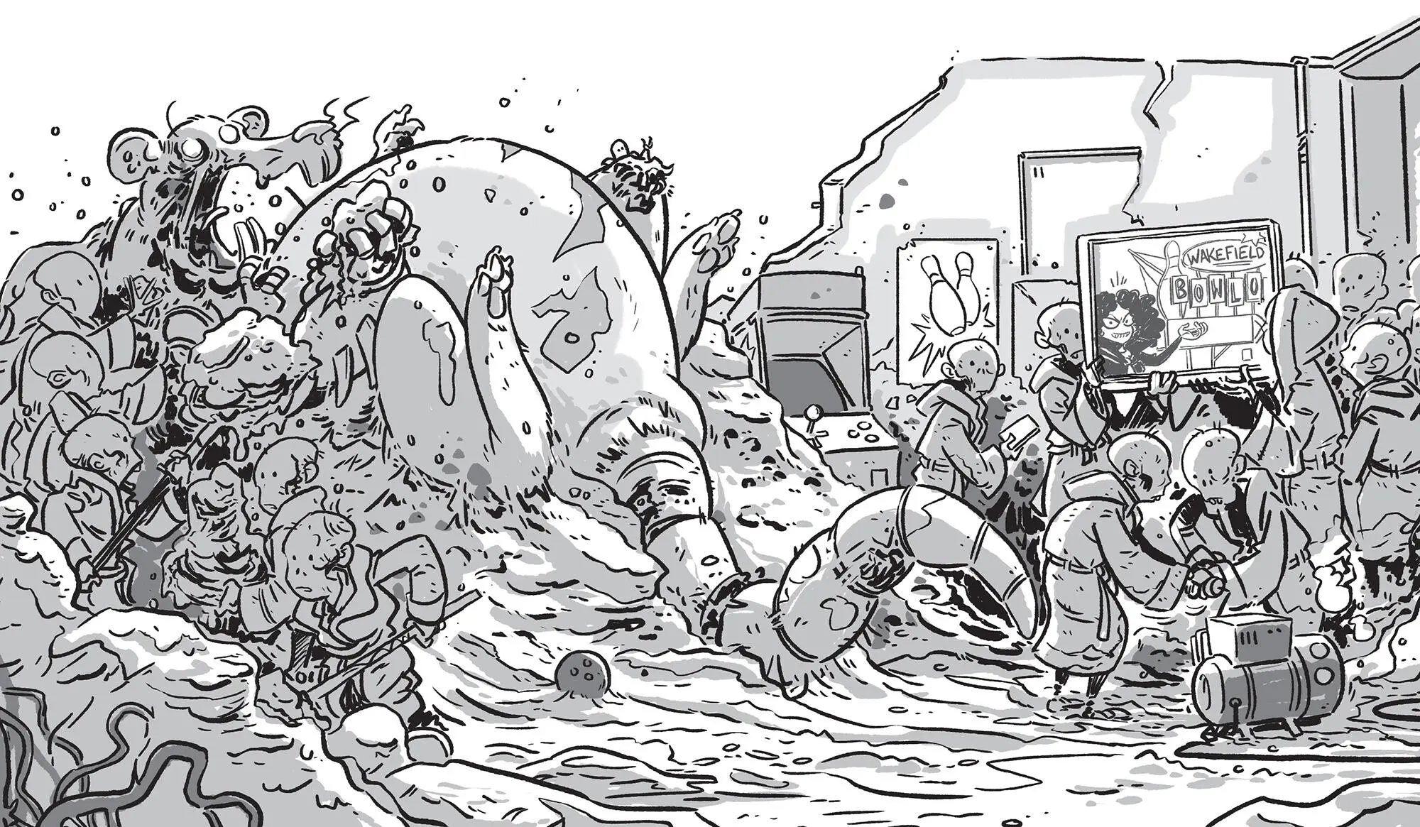 At the movie theatre we saw Ghazt move the zombies And we saw the zombies - фото 24