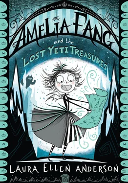 Laura Ellen Anderson Amelia Fang and the Lost Yeti Treasures обложка книги