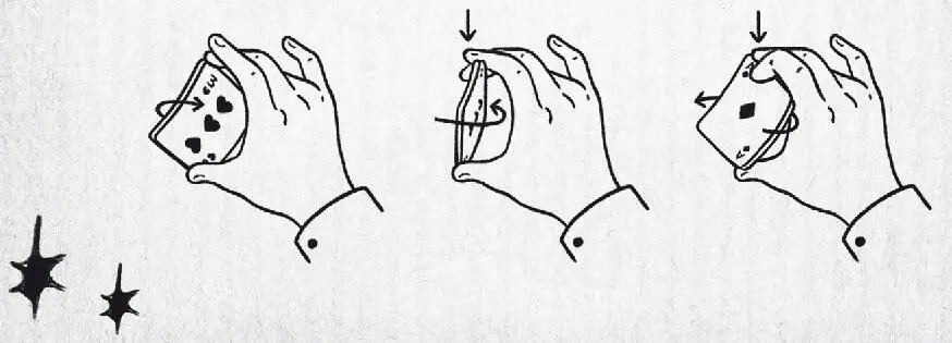 Hint Your middle finger and thumb will be the points where the cards rotate - фото 34