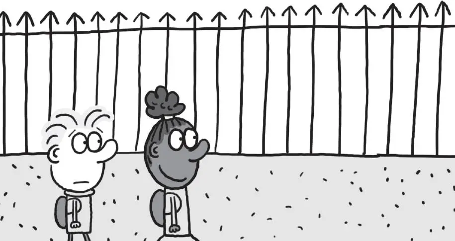 Follow me said Rhubarb leading Melvin into the school and down a long - фото 40