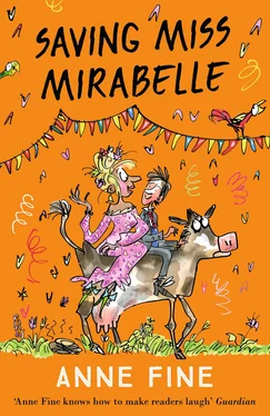 Anne Fine Saving Miss Mirabelle обложка книги