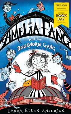 Laura Ellen Anderson Amelia Fang and the Bookworm Gang – World Book Day 2020 обложка книги