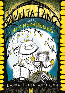 Laura Ellen Anderson Amelia Fang and the Half-Moon Holiday обложка книги