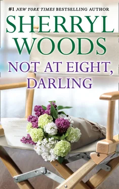 Sherryl Woods Not At Eight, Darling обложка книги