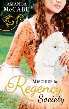 Amanda McCabe Mischief in Regency Society обложка книги