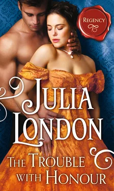 Julia London The Trouble with Honour обложка книги