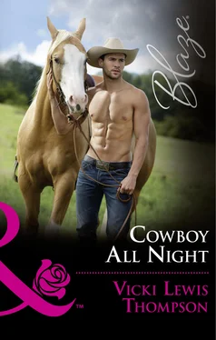 Vicki Lewis Thompson Cowboy All Night обложка книги