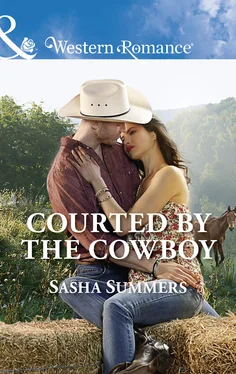 Sasha Summers Courted By The Cowboy обложка книги