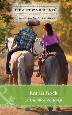 Karen Rock A Cowboy To Keep обложка книги