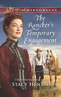 Stacy Henrie The Rancher's Temporary Engagement обложка книги