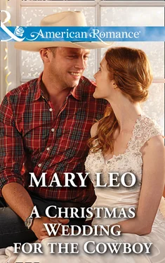 Mary Leo A Christmas Wedding For The Cowboy обложка книги