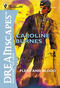 Caroline Burnes Flesh And Blood обложка книги