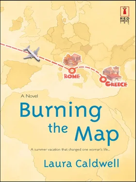 Laura Caldwell Burning The Map обложка книги