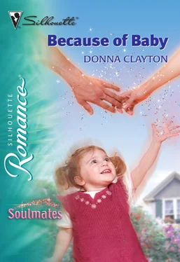 Donna Clayton Because of Baby обложка книги