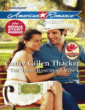Cathy Gillen The Texas Rancher's Vow обложка книги