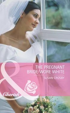 Susan Crosby The Pregnant Bride Wore White обложка книги