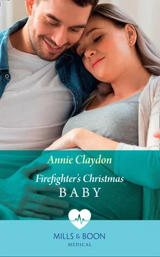Annie Claydon Firefighter's Christmas Baby обложка книги