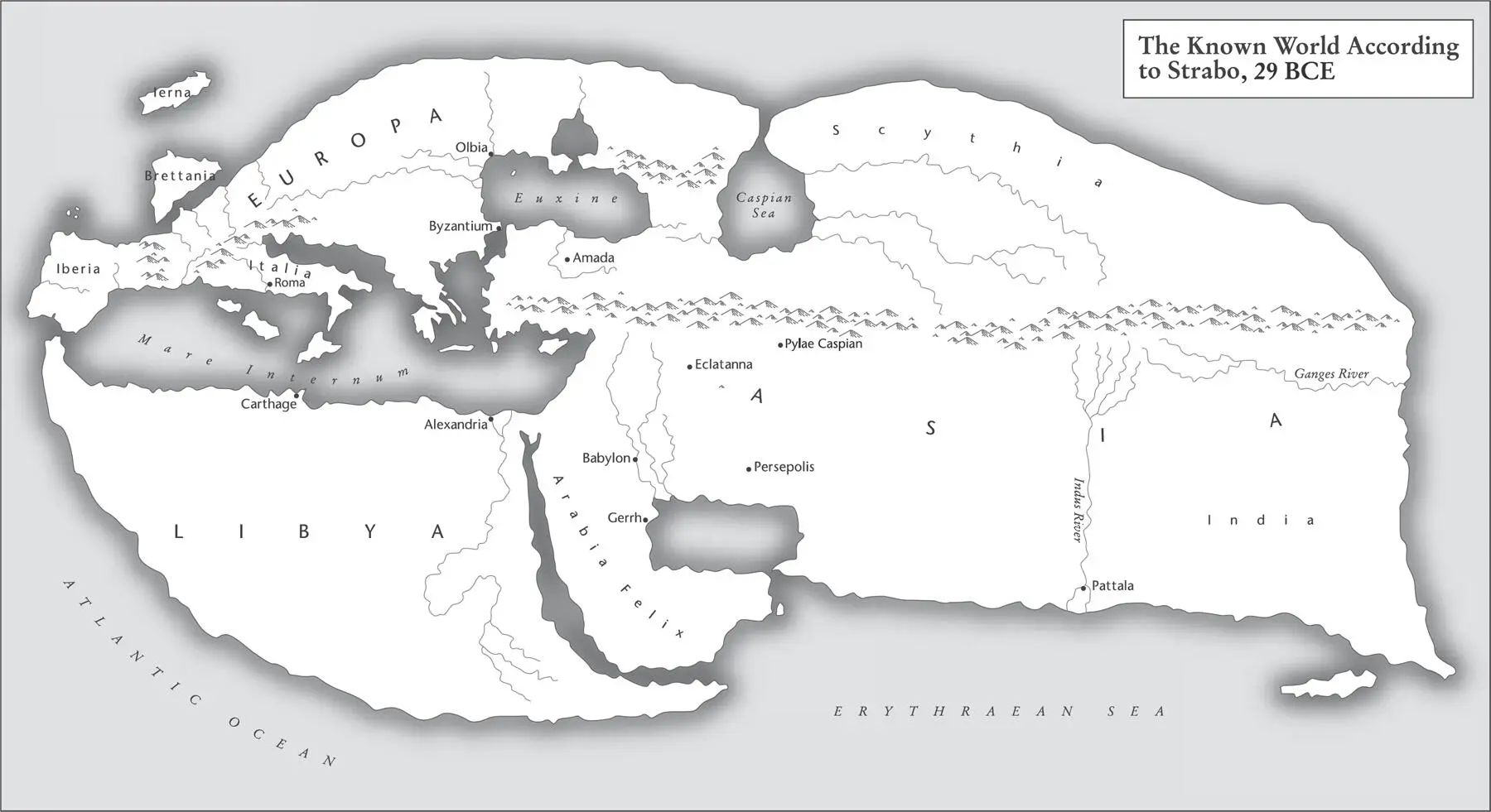 Map 8 Strabo was proRoman by politics and Greek by culture His concept of - фото 9
