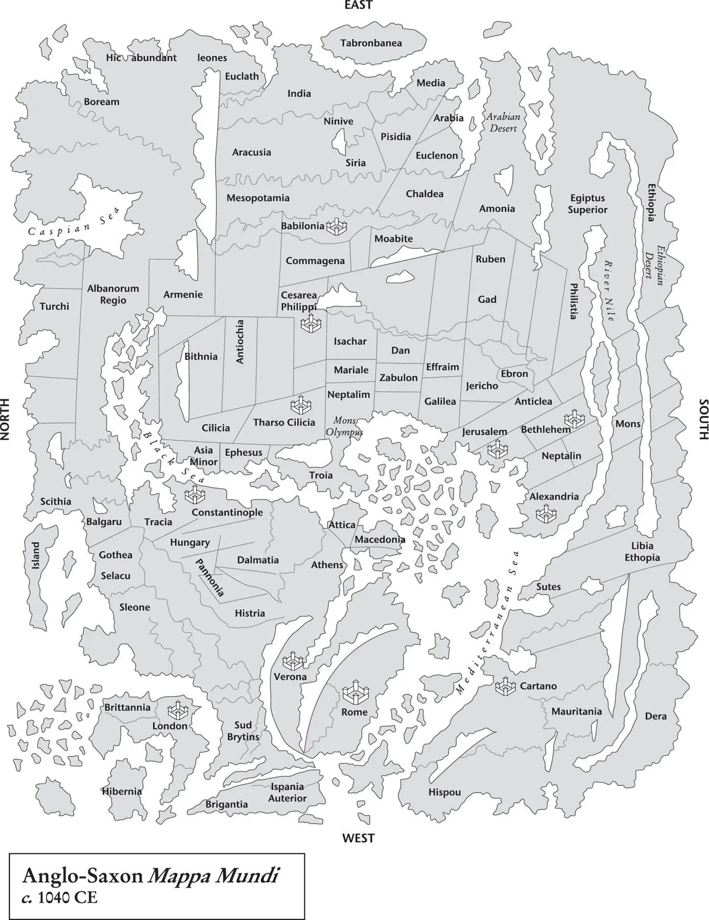 Map 10 The original of this map was created in around 1040 and contains the - фото 11
