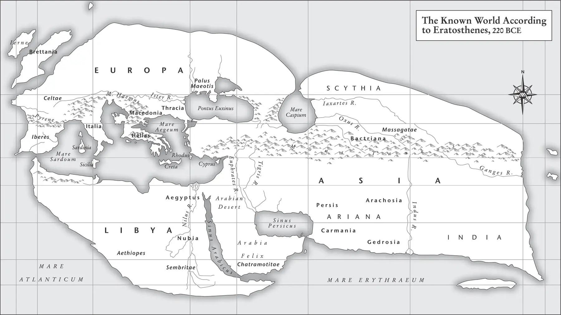 Map 6 Eratosthenes produced a new world map based on his mathematical studies - фото 7