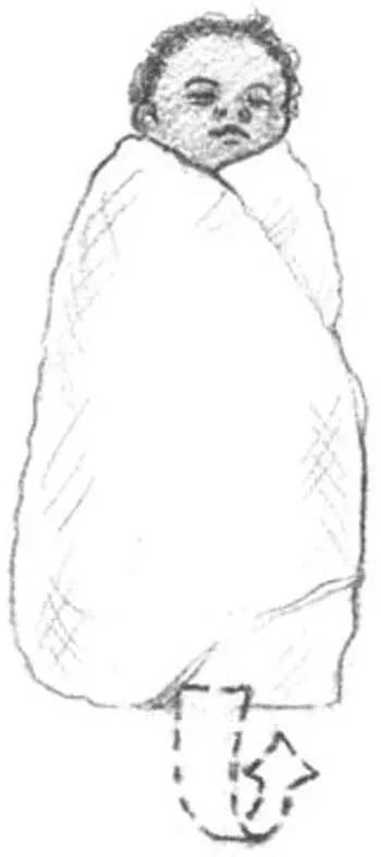 And neaten the end You can try Swaddling see right and above or ask your - фото 13