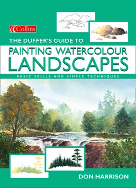 Don Harrison The Duffer’s Guide to Painting Watercolour Landscapes обложка книги