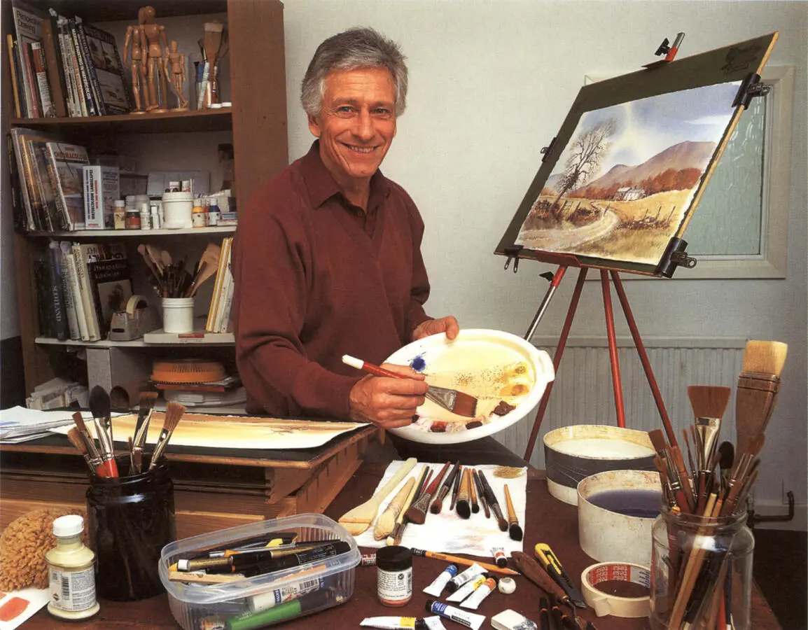 Don Harrison in his studio He uses both a lightweight metal easel and a - фото 13