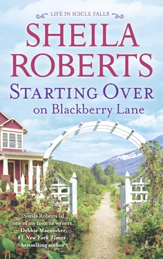 Sheila Roberts Starting Over On Blackberry Lane обложка книги