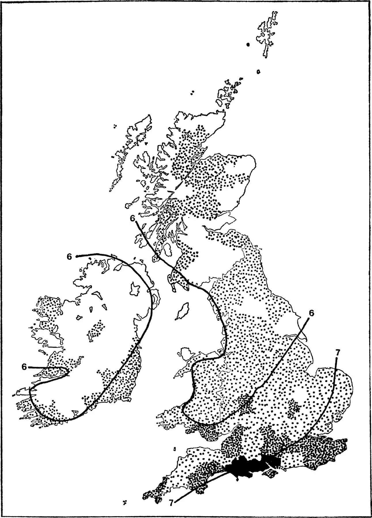 FIG 8 The number of species of ant per vicecounty and the zones where daily - фото 9