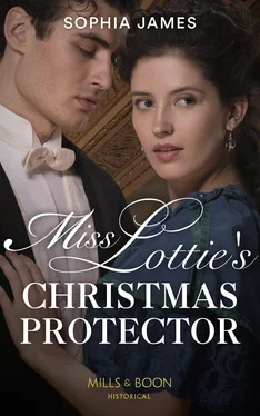Sophia James Miss Lottie's Christmas Protector обложка книги