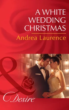 Andrea Laurence A White Wedding Christmas обложка книги