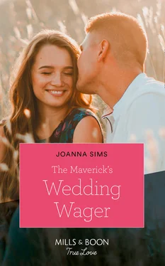 Joanna Sims The Maverick's Wedding Wager обложка книги