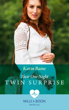 Karin Baine Their One-Night Twin Surprise обложка книги