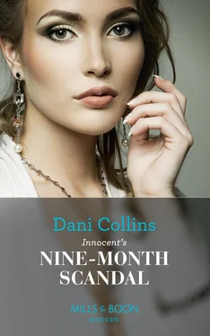 Dani Collins Innocent's Nine-Month Scandal обложка книги