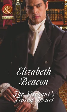 Elizabeth Beacon The Viscount's Frozen Heart обложка книги
