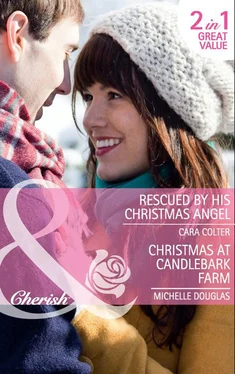 Michelle Douglas Rescued by his Christmas Angel обложка книги