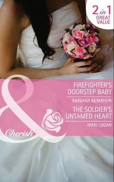 Barbara McMahon Firefighter's Doorstep Baby / The Soldier's Untamed Heart обложка книги