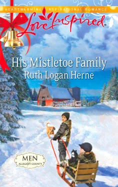 Ruth Logan His Mistletoe Family обложка книги