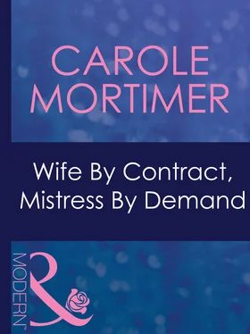 Carole Mortimer Wife By Contract, Mistress By Demand обложка книги