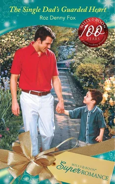 Roz Denny Fox The Single Dad's Guarded Heart обложка книги