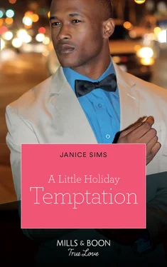 Janice Sims A Little Holiday Temptation обложка книги