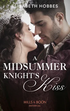 Elisabeth Hobbes A Midsummer Knight's Kiss обложка книги