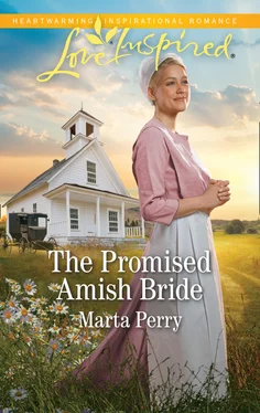 Marta Perry The Promised Amish Bride обложка книги
