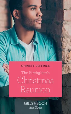 Christy Jeffries The Firefighter's Christmas Reunion обложка книги