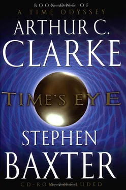 Arthur Clarke Time’s Eye обложка книги