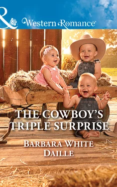 Barbara White Daille The Cowboy's Triple Surprise обложка книги